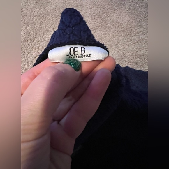 Joe benbasset brand size large juniors navy blue floral skater skirt. - Picture 5 of 5